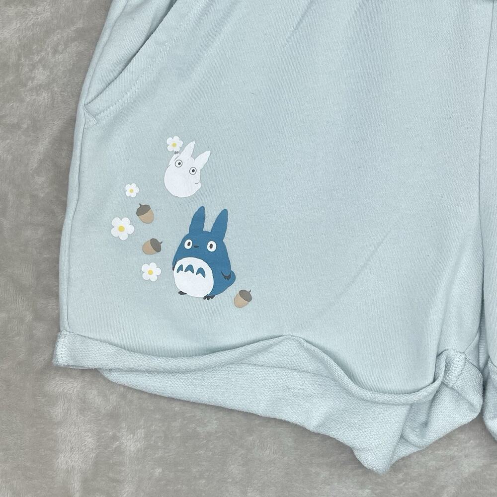 Studio Ghibli My Neighbor Totoro Hot Mint Lounge Shorts Her Universe Hot Topic L - Picture 3 of 13